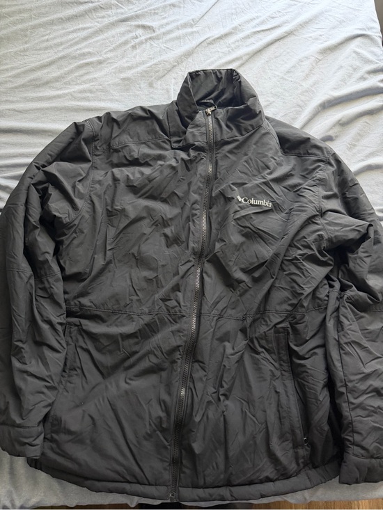 Columbia Other - Columbia Black Men's Lightweight Raincoat with Zip Closure